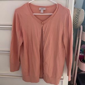 Loft pink sweater!